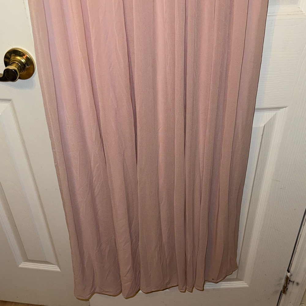 Betsy & Adam Blush Sequin Floral Bodice Maxi Dress - Picture 5 of 15